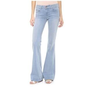 J Brand Light Wash Flare Leg Love Story Size 24 NEW WITH TAGS